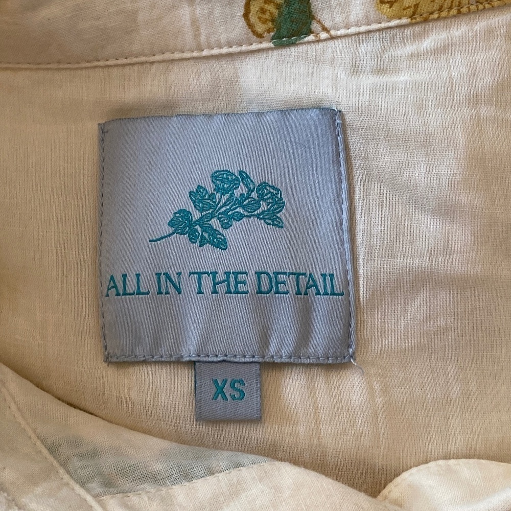 All In The Detail Brianna Floral shirt Dress Light yellow 33435 - Picture 8 of 12